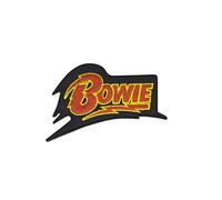 David Bowie Gold Red Écusson Patch en fer brodé sur accessoire