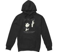 David Bowie - "Heroes Cover" Sweat à capuche pour homme TV7342 (XL) (Noir)