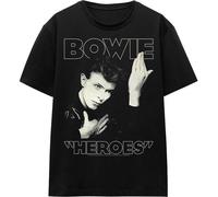 David Bowie - "Heroes Cover" T-shirt Homme/Femme Unie TV15596 (XXL) (Noir)