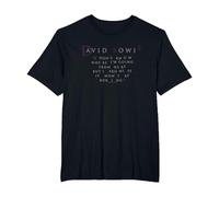 David Bowie - Je promets Que ce ne Sera Pas ennuyeux T-Shirt, Homme Grandes Tailles, Noir, 3X Tall