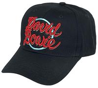 David Bowie Logo - Baseball Cap Casquette Noir