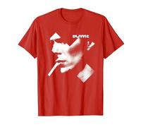 David Bowie Music Rock Cross Smoke T-Shirt, Homme, Rouge, XXL