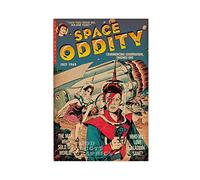 David Bowie Poster artistique de couverture d'album (14) - Poster sur toile - Décoration de chambre à coucher, bureau, chambre - Cadeau sans cadre - 20 x 30 cm