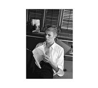 David Bowie Poster de couverture d'album - Poster de musique (5) - Impression sur toile - Décoration murale pour salon, chambre à coucher - Style sans cadre - 60 x 90 cm