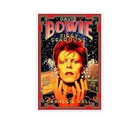 David Bowie Poster vintage de musique rock sur toile Décoration murale pour salon, chambre à coucher 30 x 45 cm