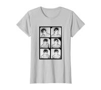 David Bowie Scary Monsters Rouleau de Film Chris Duffy Photography T-Shirt, Femme, Argent, XL
