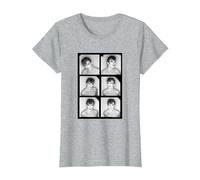 David Bowie Scary Monsters Rouleau de Film Chris Duffy Photography T-Shirt, Femme, Gris Chiné, 3XL