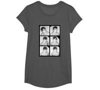 David Bowie Scary Monsters Rouleau de Film Chris Duffy Photography T-Shirt, Fille, Asphalte, M