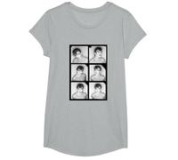 David Bowie Scary Monsters Rouleau de Film Chris Duffy Photography T-Shirt, Fille, Gris Chiné, M