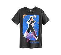 Amplified Unisex Adult Serious Moonlight David Bowie T-Shirt XXL Charcoal