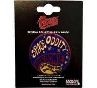 David Bowie - "Space Oddity" insigne, aiguille en alliage de zinc RO14366 (taille unique) (Bleu/Rouge)