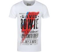 Rock Off Trade T-shirt David Bowie Hammersmith Odeon Homme Blanc