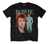 David Bowie - T-Shirt # M Unisex Black # Life on Mars Homage