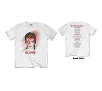 David Bowie - T-Shirt # XXL Unisex White # Bowie is [Import]