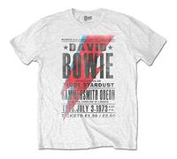 David Bowie - T-Shirt # XXL Unisex White # Hammersmith Odeon [Import]