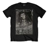 David Bowie T-shirt Ziggy Uni Noir XL