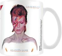 David Bowie - Tasse à café "Aladdin Sane" PM2101 (taille unique) (Blanc)