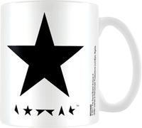David Bowie - Tasse à café "Blackstar" PM2105 (taille unique) (Blanc/Noir)