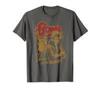 David Bowie - Tour du Monde 1972 T-Shirt, Homme, Asphalte, 5XL