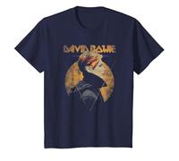 David Bowie - Triangle T-Shirt, Enfant, Bleu Marine, 3 Ans