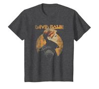 David Bowie - Triangle T-Shirt, Enfant, Chiné Foncé, 6 Ans
