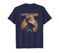 David Bowie - Triangle T-Shirt, Homme, Bleu Marine, M