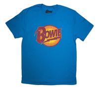Rock Off Trade T-shirt David Bowie Diamond Dogs – Vintage, logo officiel – Homme Bleu M