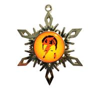 David Bowie Ziggy Stardust Christmas Tree Ornaments - David Bowie Limited Edition Christmas Ornement Ziggy Stardust - David Bowie Merchandise - Lit