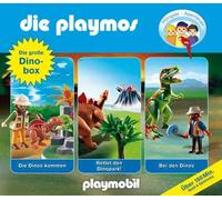 DIE PLAYMOS - DIE GROßE DINO-BOX (DIE DINOS KOMMEN/+) 3 CD KINDERHÖRSPIEL NEUF