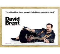 David Brent - Poster - Life On The Road + cadre amovible, Shinsuke® Maxi MDF hêtre, vitre acrylique