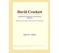 David Crockett (Webster's German Thesaurus Edition)