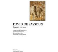 David de Sassoun Anonyme (Auteur), Joseph Orbéli (Préface), Frédéric Feydit (Traduction)