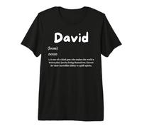 David Definition Personalized Name Custom Costume for Dave T-Shirt Haut de Gamme