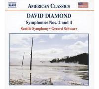 David Diamond Symphonies Nos. 2 and 4 (Schwarz, Seattle So) (CD) Album