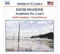 David Diamond Symphonies Nos. 2 and 4 (Schwarz, Seattle So) (CD) Album