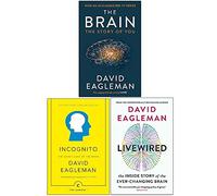 David Eagleman Collection 3 Books Set (The Brain The Story of You, Incognito The Secret Lives of The Brain, [Hardcover] Livewired)