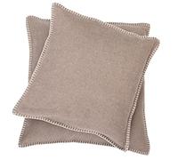 David Fussenegger 87689355 Housse de coussin unie Sylt ,50cmx 50 cm