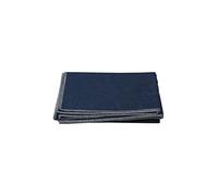 David Fussenegger Couverture en Coton 140 x 200 cm avec Point décoratif Doux, Bleu Marine