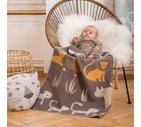 David Fussenegger Babydecke Dschungel 90x70cm braun