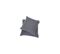 DAVID FUSSENEGGER Housse de coussin 50x50cm Sylt (Filz Mele) gris