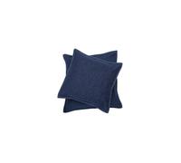 DAVID FUSSENEGGER Housse de coussin Sylt 40x40cm (Marine) bleu marine