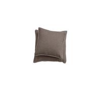 DAVID FUSSENEGGER Housse de coussin Sylt 40x40cm (Pierre/Fango) marron