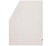 David Fussenegger Lino Nappe en lin « Bordure » 135 x 200 cm Blanc cassé