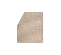 DAVID FUSSENEGGER Plaid MERANO Vague 160x200cm Nature beige