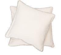 David Fussenegger Housse de Coussin, Coton, Écru, 40 x 40 cm