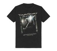 David Gilmour Live at Pompeii Homme T-Shirt Manches Courtes Noir 100% Coton Regular/Coupe Standard