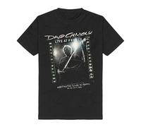 David Gilmour Live at Pompeii Homme T-Shirt Manches Courtes Noir M 100% Coton Regular/Coupe Standard