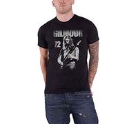 David Gilmour T Shirt 72 Distressed Logo Nouveau Officiel Homme Noir Size XL