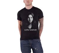 David Gilmour - T-Shirt # L Unisex Black # Half-Tone Face [Import]