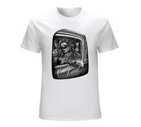 David Gonzales Clowning Around Lowrider Chicano Art T Shirt White M